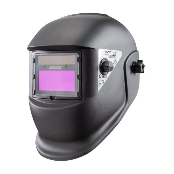 Заваръчен фотосоларен шлем Raider Power Tools RD-WH06 - DIN 9-13 Gr, 90x42