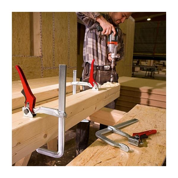 Бързодействаща стяга с метални челюсти Bessey GH40 - 8500 N, 120x400 mm
