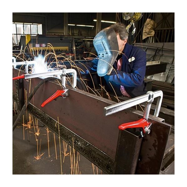 Бързодействаща стяга с метални челюсти Bessey GH40 - 8500 N, 120x400 mm