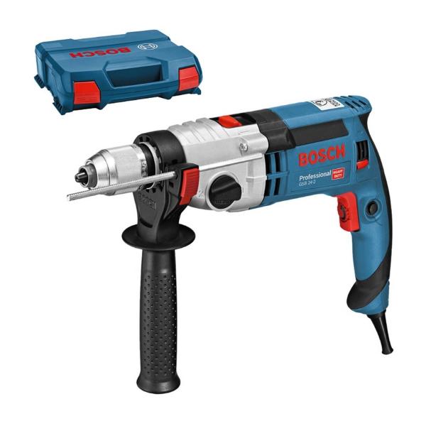 Ударна бормашина Bosch GSB 24-2 – 1100 W, 40 Nm, 1.5–13 mm