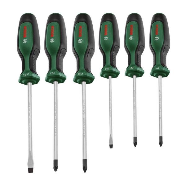 Комплект отвертка Bosch PH/PZ/SB, 1600A02BX7 - 6 бр.