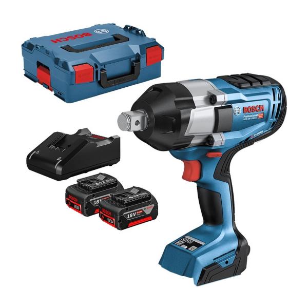 Акумулаторен ударен гайковерт с квадрат Bosch GDS 18V-1050 H, 06019J8522 - 18 V, 5 Ah, 1050 Nm, 3/4 inch