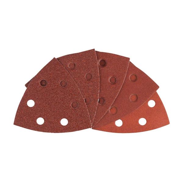 Комплект шкурки за виброшлайф триъгълна Bosch Expert for Wood and Paint C430, 2608607540 - 6 отвора 10 бр., P100, P120, P180, P60, P80