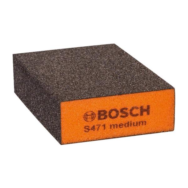 Шкурка върху гъба за ръчно шлайфане Bosch Best for Flat&Edge S471, 2608901169 - 97х69 mm