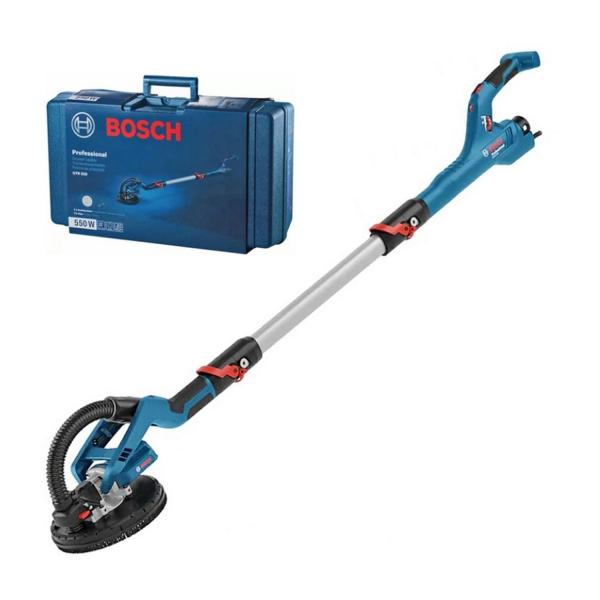 Електрическа машина за шлайфане на стени и тавани Bosch GTR 550, 06017D4020 - ф 215 mm, 550 W, 340-910 r/min