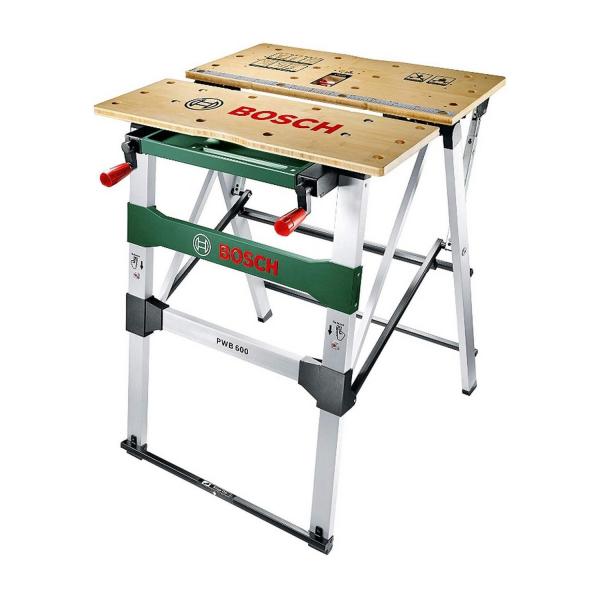 Многофункционална маса със стеги Bosch PWB 600, 0603B05200 - 680х680х834 mm, 200 kg