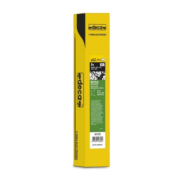 Рутилови електроди Deca, 011179 - 120 A, 3.2 mm, 300 mm, 2 kg