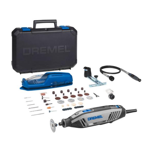 Електрически прав шлайф с плавно регулиране с аксесоари Dremel 4250-3/45, F0134250JF - 175 W, 5000-35000 r/min