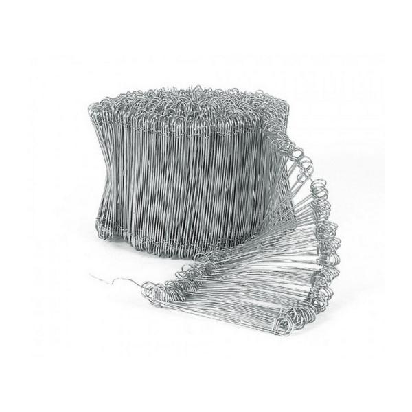 Арматурна тел с куки за връзване Edma, 960452 - 1 mm, 120 mm, 1000 бр.