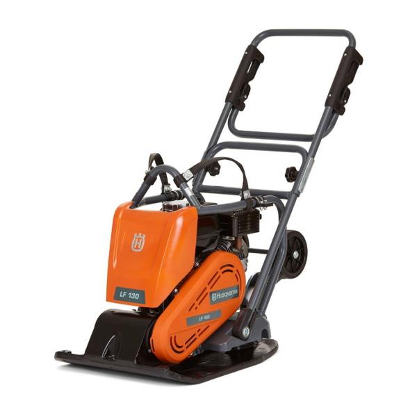 Бензинова трамбовка тип вибрационна плоча Husqvarna Construction LF 130 LT1, 967 89 66-01 - 3600 W, 500х580 mm, 20 kN, 22 m/min