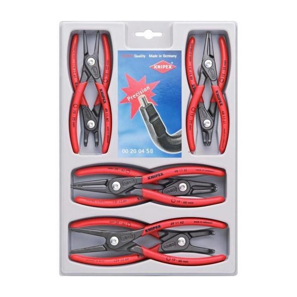Комплект клещи зегер Knipex 00 20 04 SB – 8 бр.