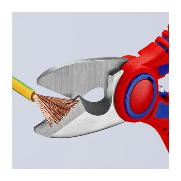 Ножица за кабели Knipex, 95 05 10 SB - ф 6 mm, 190 mm