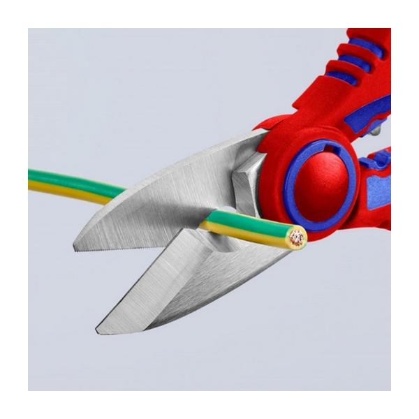 Ножица за кабели Knipex, 95 05 10 SB - ф 6 mm, 190 mm
