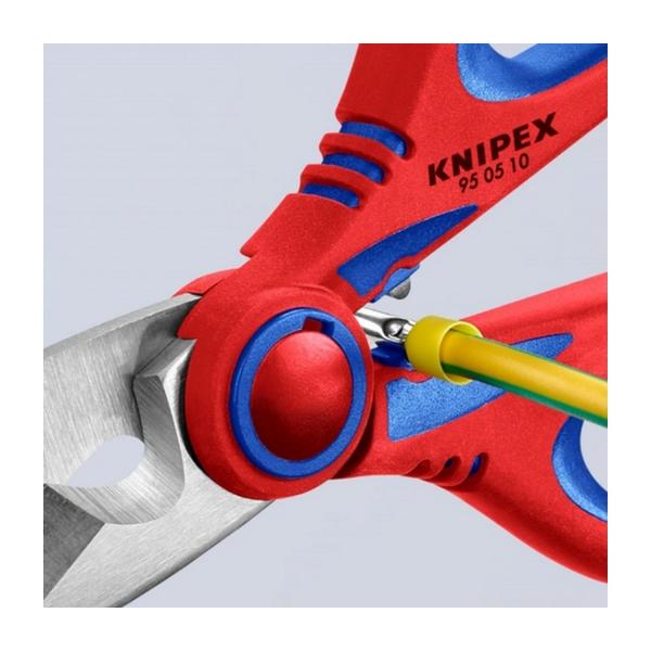 Ножица за кабели Knipex, 95 05 10 SB - ф 6 mm, 190 mm