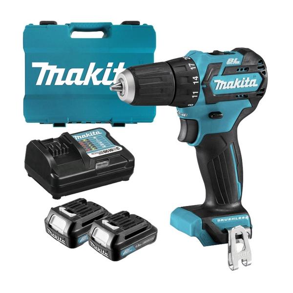 Акумулаторен винтоверт Makita DF332DWYE – 12 V, 35 Nm, 0,8–10 мм
