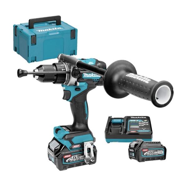 Акумулаторен ударен винтоверт Makita HP001GD201 – 40 V, 140 Nm, 1,5–13 мм