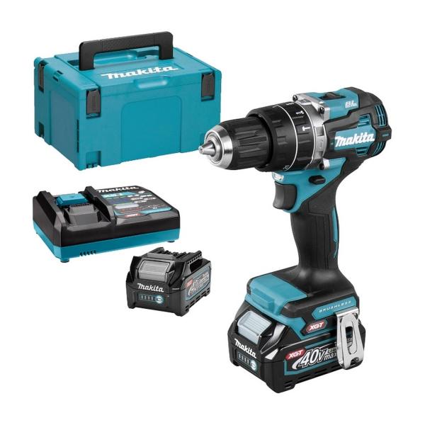 Акумулаторен ударен винтоверт Makita HP002GA201 – 40 V, 64 Nm, 1,5–13 мм