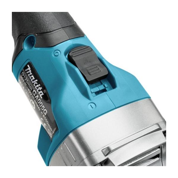 Акумулаторен ъглошлайф Makita GA005GZ – 40 V XGT, 125 мм, 8500 min⁻¹