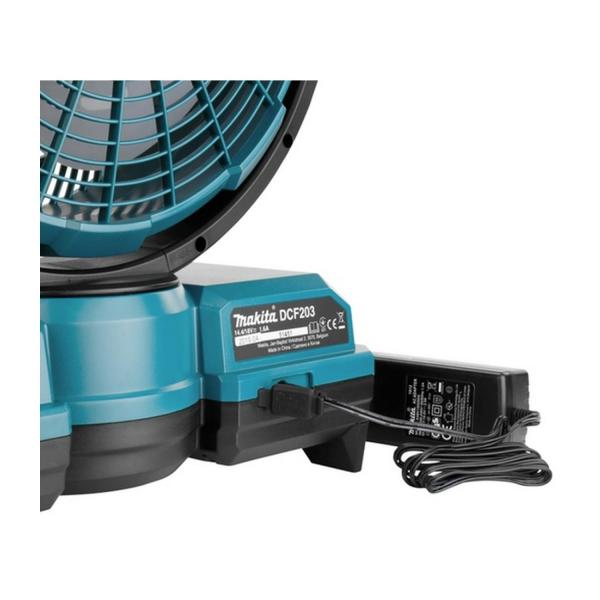 Акумулаторен вентилатор Makita DCF203Z – 14,4/18 V, 230 V, 230 мм