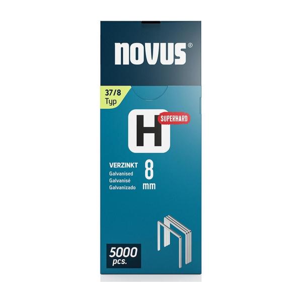 Скоби за такери Novus 042-0771, H37 – 10.6×0.75×8 мм, 5000 бр.