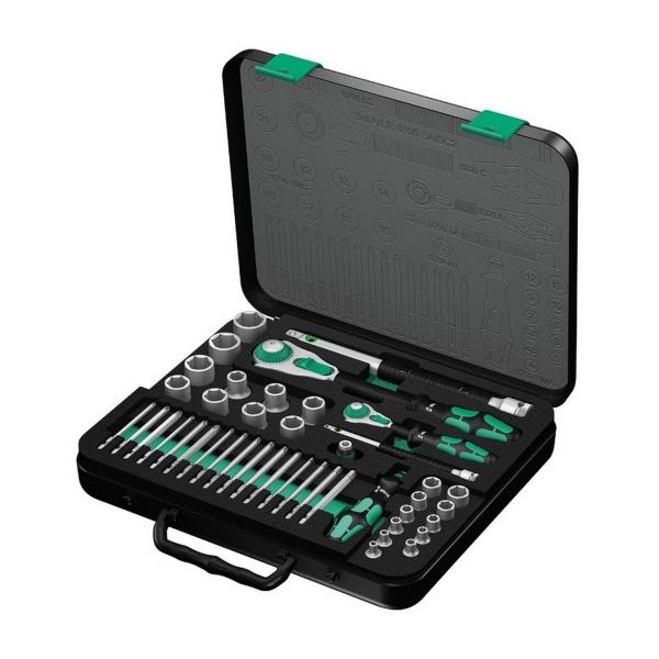 Комплект гедоре Wera 8100 SA/SC 2 Zyklop, 05160785001, 4-24 mm, 1/2 inch, 1/4 inch, 43 броя