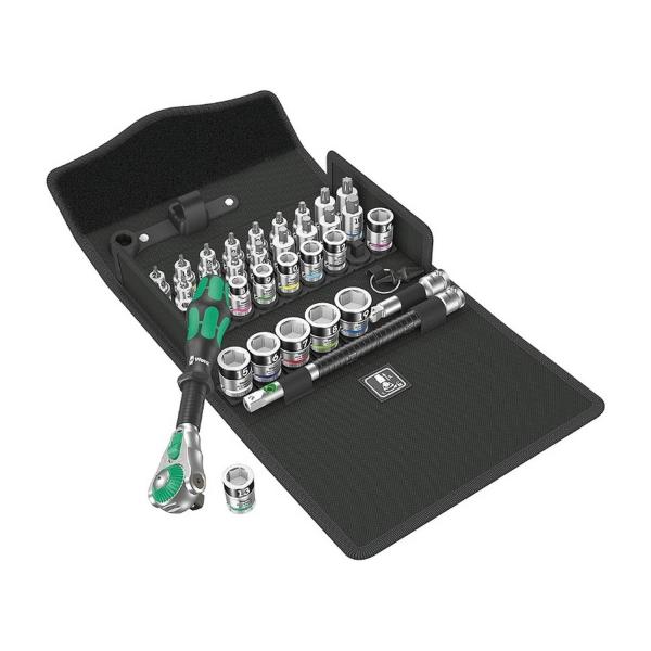 Комплект гедоре Wera 8100 SB, 05003536001, 6-19 mm, 3/8 inch, 35 броя