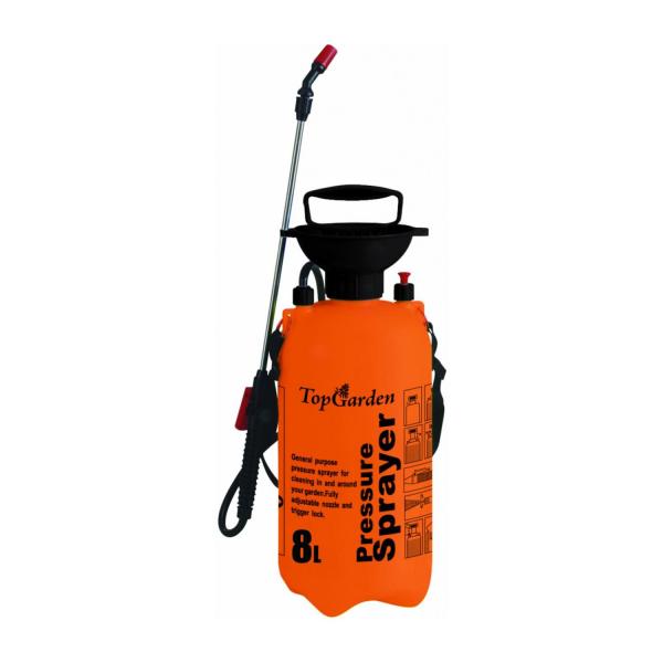 Ръчна пръскачка подходяща за дезинфекция Topgarden 380313, 8 l