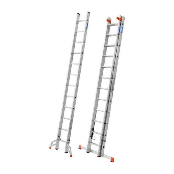 Многофункционална алуминиева стълба KRAUSE Tribilo+ – 3×12, 9,30 м