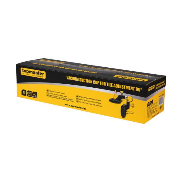 Двойна ъглова вендуза за плочки Top Master Pro 250525 – 90–270°, 100 кг