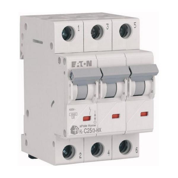 Автоматичен прекъсвач EATON HN-C25/3, 194893 - 6kA, 3P, 25A