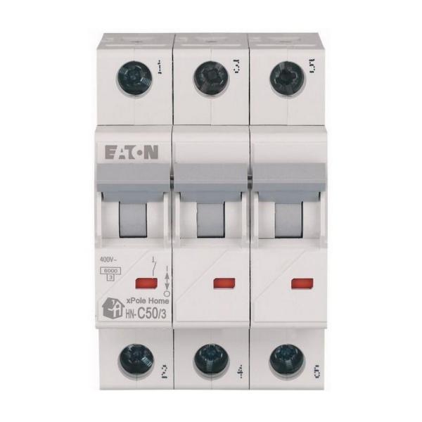 Автоматичен прекъсвач EATON HN-C50/3, 194896 - 6kA, 3P, 50A
