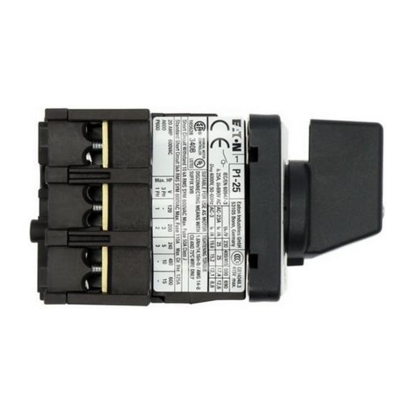 Пакетен прекъсвач EATON P1-25/E, 038724 - 3P, 0-1, On-Off, 25A