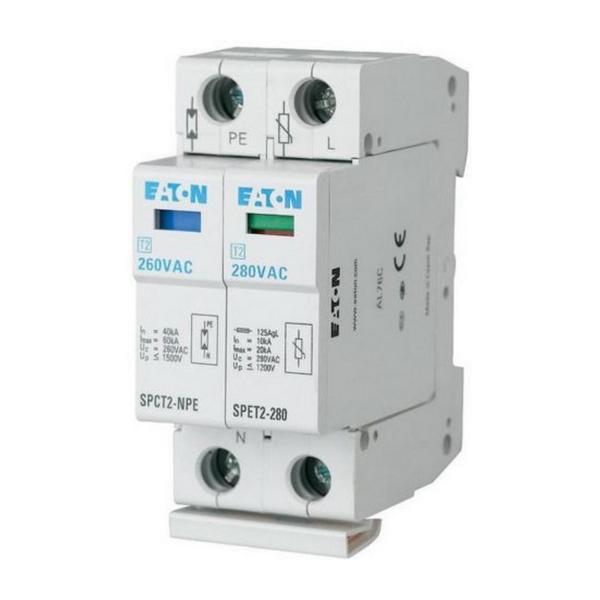 Защитa от пренапрежение EATON SPET2-280/1NPE, 168699 - 1P+N, 280VAC, 2x10kA