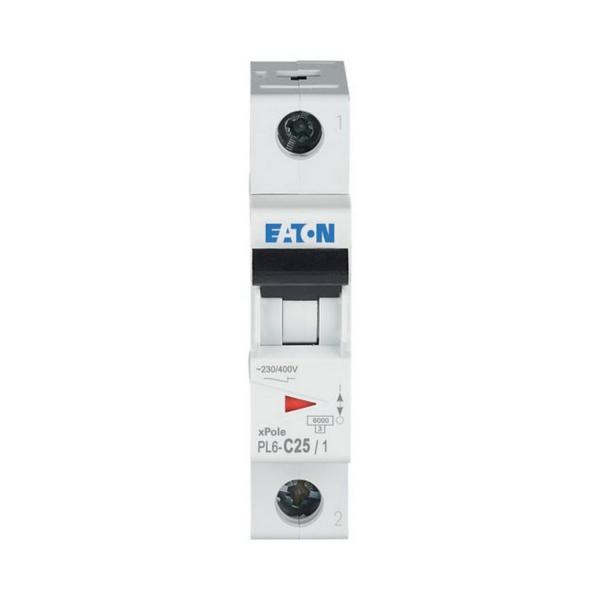 Автоматичен прекъсвач EATON PL6-C25/1, 286535 - 25 A, 1P