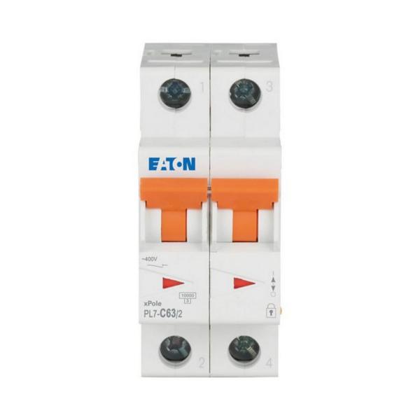 Автоматичен прекъсвач EATON PL7-C63/2, 263365 - 63 A, 2P