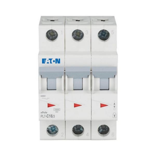 Автоматичен прекъсвач EATON PL7-C16/3, 263409 - 16 A, 3P