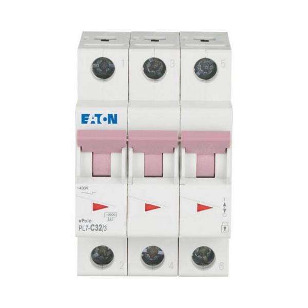 Автоматичен прекъсвач EATON PL7-C32/3, 263412 - 32 A, 3P