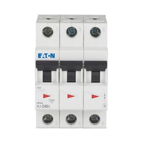 Автоматичен прекъсвач EATON PL7-C40/3, 263413 - 40 A, 3P