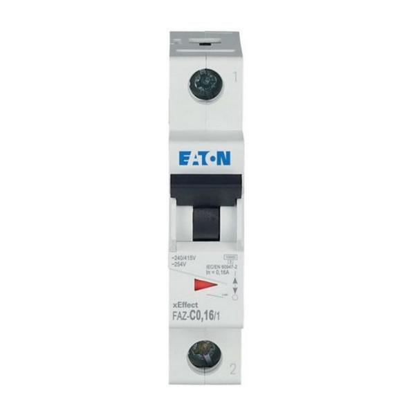 Автоматичен прекъсвач EATON FAZ-C0,16/1, 278542 - 0.16 A, 1P