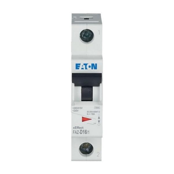 Автоматичен прекъсвач Eaton FAZ-D16/1 – 16 A, 1P, характеристика D