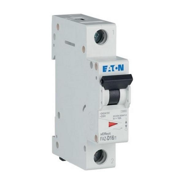 Автоматичен прекъсвач Eaton FAZ-D16/1 – 16 A, 1P, характеристика D