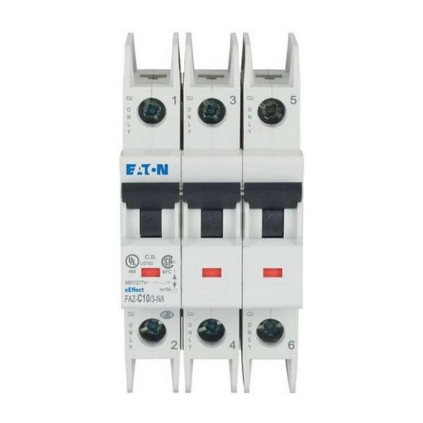 Автоматичен прекъсвач Eaton FAZ-C10/3-NA – 10 A, 3P, характеристика C