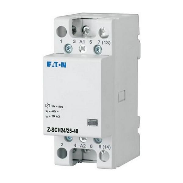 Инсталационен контактор EATON Z-SCH24/25-22, 248851 - 24VAC/50Hz, 4N/O, 25A, 2HP