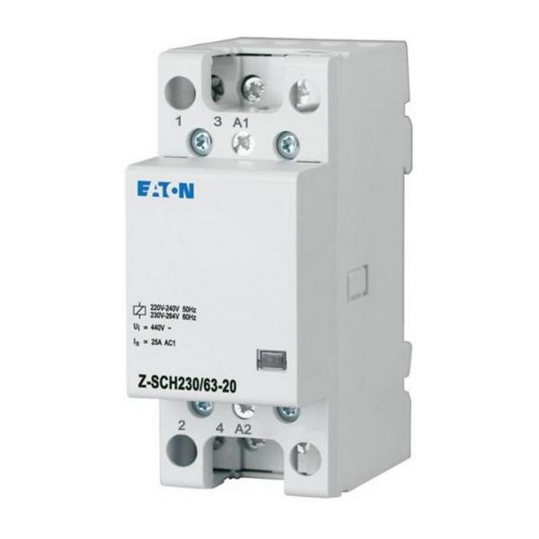 Инсталационен контактор EATON Z-SCH230/63-20, 248859 - 230VAC/50Hz, 2N/O, 63A, 3HP