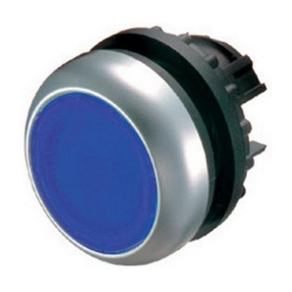 Син светещ бутон EATON M22-DL-B, 216931