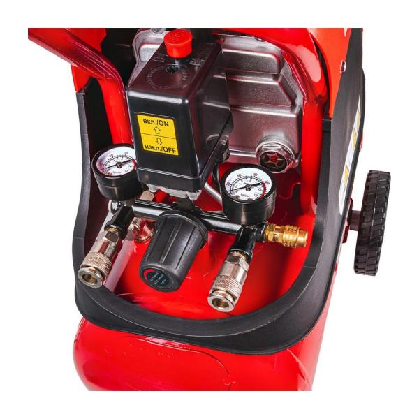 Монофазен въздушен компресор Raider Pro RDP-AC15 – 1500 W, 110 л/мин, 24 л