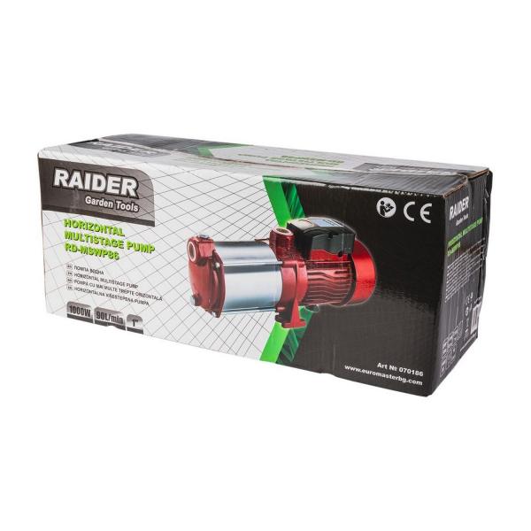 Водна помпа Raider Garden Tools RD-MSWP86 – 1000 W, 5400 л/ч, 58 м