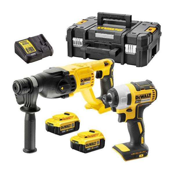 Комплект акумулаторни инструменти DeWALT DCK2023M2T – DCH133, DCF787, 18 V