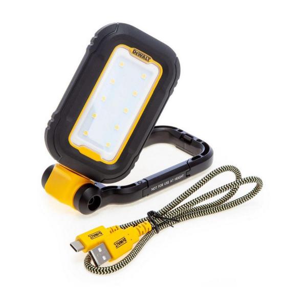 Акумулаторна LED лампа с USB-C кабел DeWALT DCL182, 3.6 V, 1000 lm