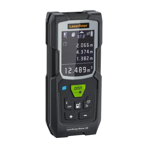 Зелена лазерна ролетка Laserliner LaserRange-Master Gi8 Pro, 080.848A - 0,05 m - 80 m, ± 2 mm